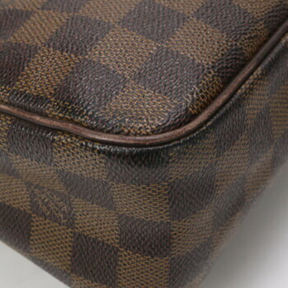 Louis Vuitton Damier Ebene Ravello Leather Shoulder Bag Crossbody Hand Tote - Picture 10 of 14